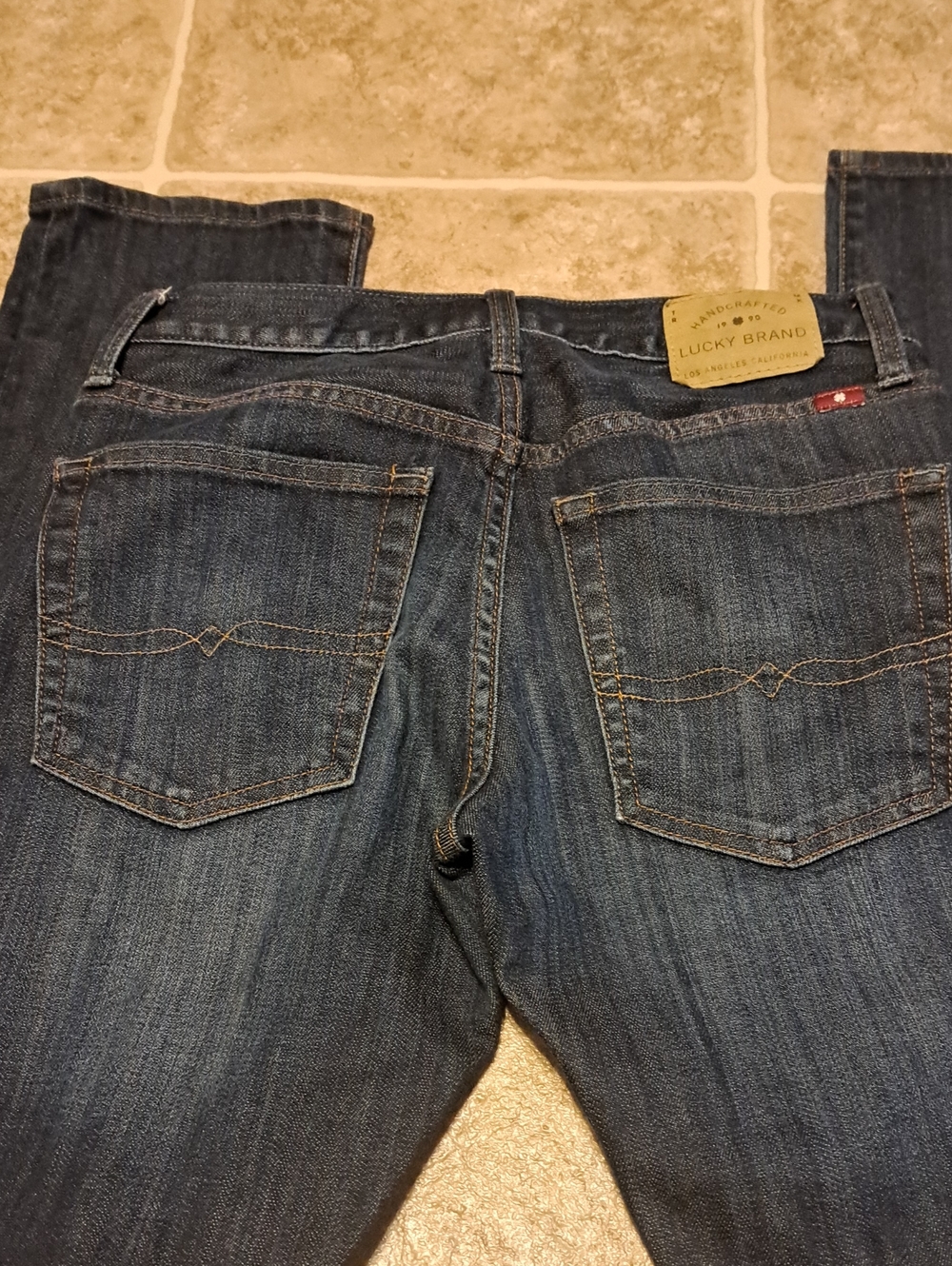 Lucky Brand Women's Slim Straight Dark Indigo Jeans. Size 28. - Picture 12 of 12